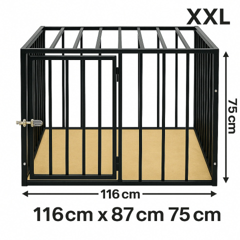 KLATKA KENNELOWA KOJEC DLA PSA TRANSPORTER MOCNA - XXL KLATKA KENNELOWA KOJEC DLA PSA TRANSPORTER MOCNA - XXL