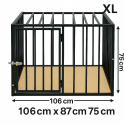 KLATKA KENNELOWA KOJEC DLA PSA TRANSPORTER MOCNA - XL