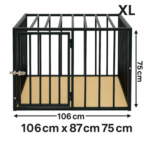 KLATKA KENNELOWA KOJEC DLA PSA TRANSPORTER MOCNA - XL KLATKA KENNELOWA KOJEC DLA PSA TRANSPORTER MOCNA - XL