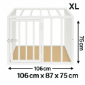 KLATKA KENNELOWA KOJEC DLA PSA TRANSPORTER MOCNA - XL