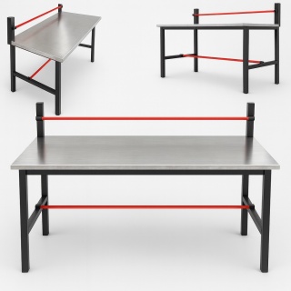 STÓŁ DO PAKOWANIA PACZEK PRZESYŁEK STÓŁ 120X70 - BLAT STALOWY