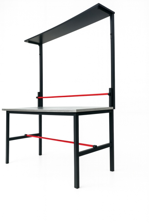 STÓŁ DO PAKOWANIA PACZEK PRZESYŁEK STÓŁ 180X70 + PÓŁKA + BLAT STALOWY