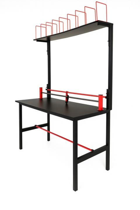 STÓŁ DO PAKOWANIA 120X70 PÓŁKA + NÓŻ ROLKOWY