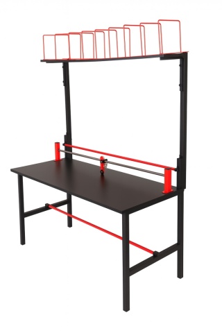 STÓŁ DO PAKOWANIA 180X70 PÓŁKA + NÓŻ ROLKOWY