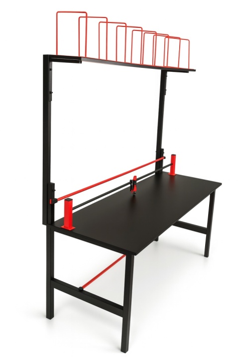 STÓŁ DO PAKOWANIA 180X70 PÓŁKA + NÓŻ ROLKOWY