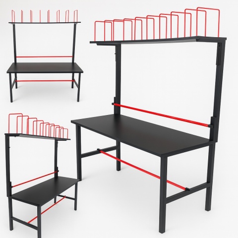 STÓŁ DO PAKOWANIA PACZEK 140X70 + PÓŁKA+ PRZEGRODY