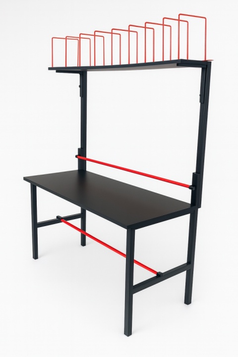 STÓŁ DO PAKOWANIA PACZEK 140X70 + PÓŁKA+ PRZEGRODY