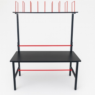 STÓŁ DO PAKOWANIA PACZEK 180X70 + PÓŁKA+ PRZEGRODY