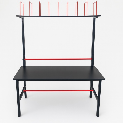 STÓŁ DO PAKOWANIA PACZEK 180X70 + PÓŁKA+ PRZEGRODY