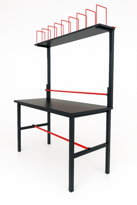 STÓŁ DO PAKOWANIA PACZEK 180X70 + PÓŁKA+ PRZEGRODY