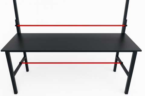 STÓŁ DO PAKOWANIA PACZEK 180X70 + PÓŁKA+ PRZEGRODY