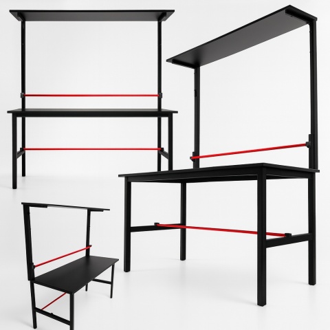 STÓŁ DO PAKOWANIA PACZEK PRZESYŁEK 140X70 + PÓŁKA