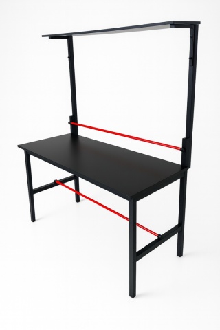 STÓŁ DO PAKOWANIA PACZEK PRZESYŁEK 140X70 + PÓŁKA