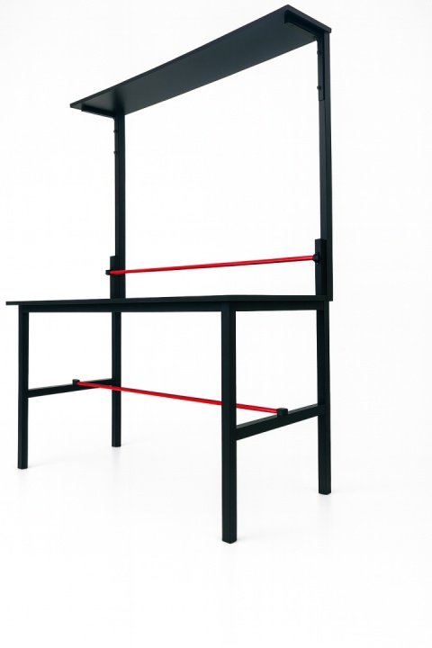 STÓŁ DO PAKOWANIA PACZEK PRZESYŁEK 140X70 + PÓŁKA