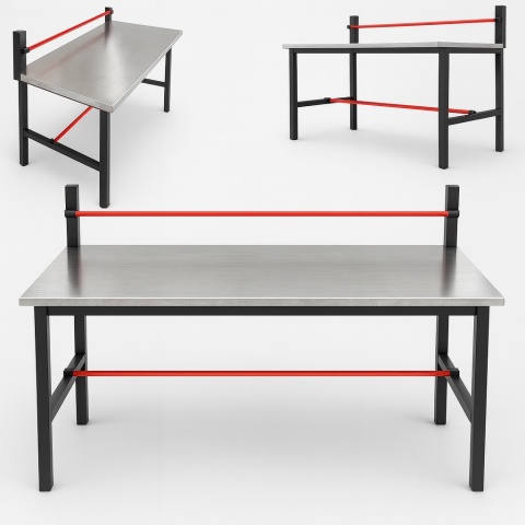 STÓŁ DO PAKOWANIA PACZEK PRZESYŁEK STÓŁ 180X70 - BLAT STALOWY