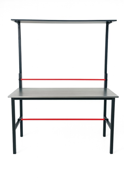 STÓŁ DO PAKOWANIA PACZEK PRZESYŁEK STÓŁ 120X70 + PÓŁKA + BLAT STALOWY