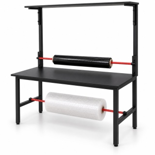 Stół do pakowania paczek 140×70 cm – stół pakowy, stalowy, 300 kg